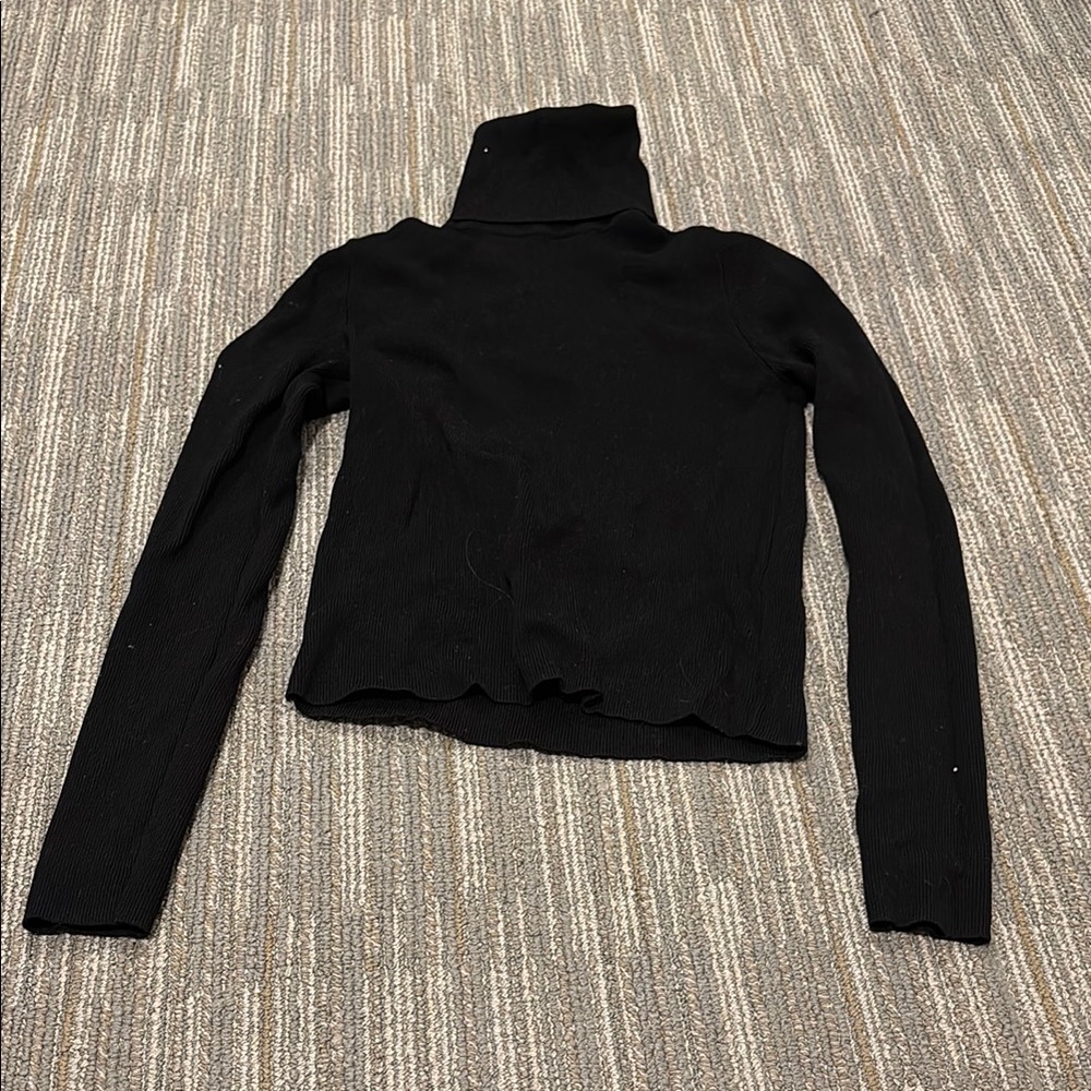 Zara Black Turtleneck Sweater